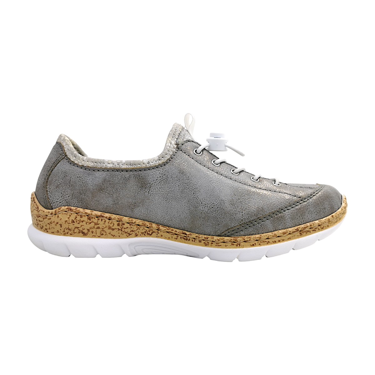 Rieker N4263-40 Grau grey/silver