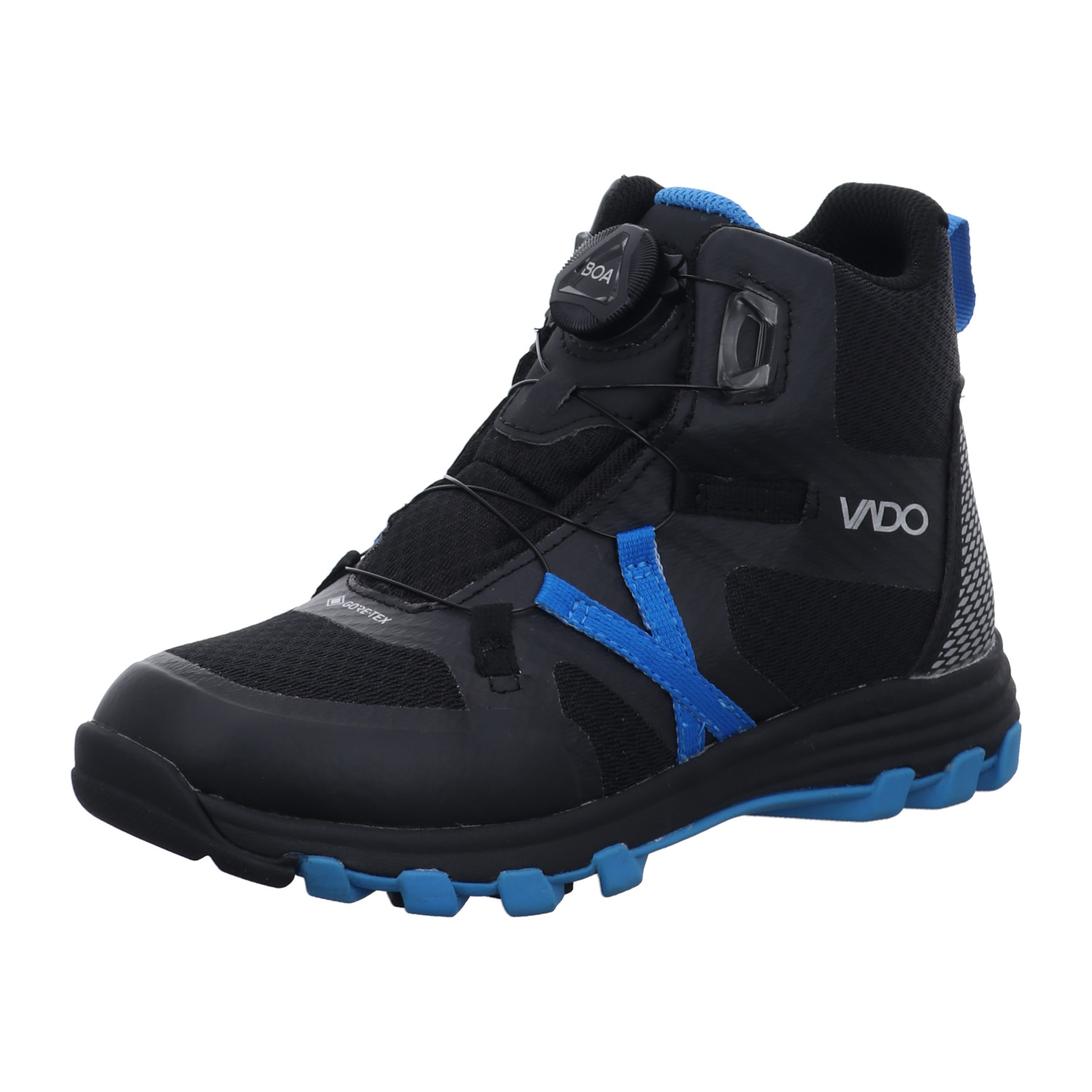 Vado Blazer High BOA GTX Kinderschuhe Jungen Winterstiefel Schwarz Freizeit (001 black, Größe 41 EU)