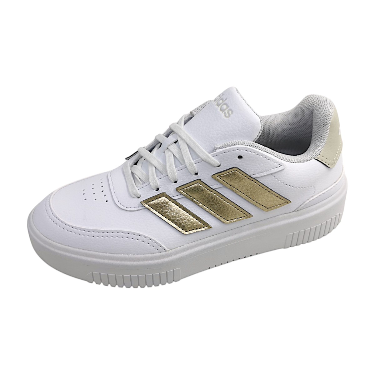 adidas COURTBLOCK BOLD JI2203 Weiß white/gold