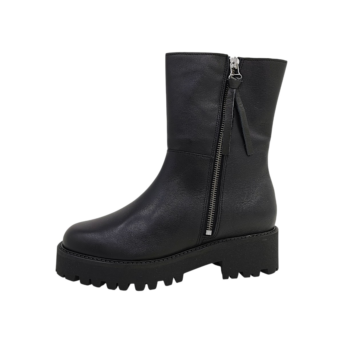 Palpa Teddy Damenschuhe Stiefel Reißverschluss Schwarz Freizeit Palpa Teddy Damenschuhe Stiefel Reißverschluss Schwarz Freizeit