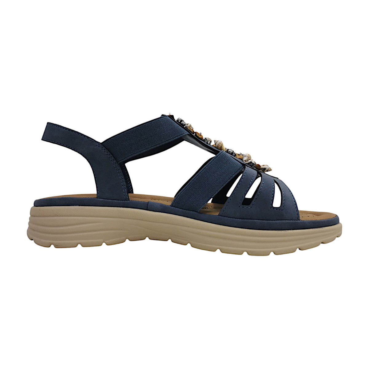 Rieker V8549-10 Blau lightblue 10