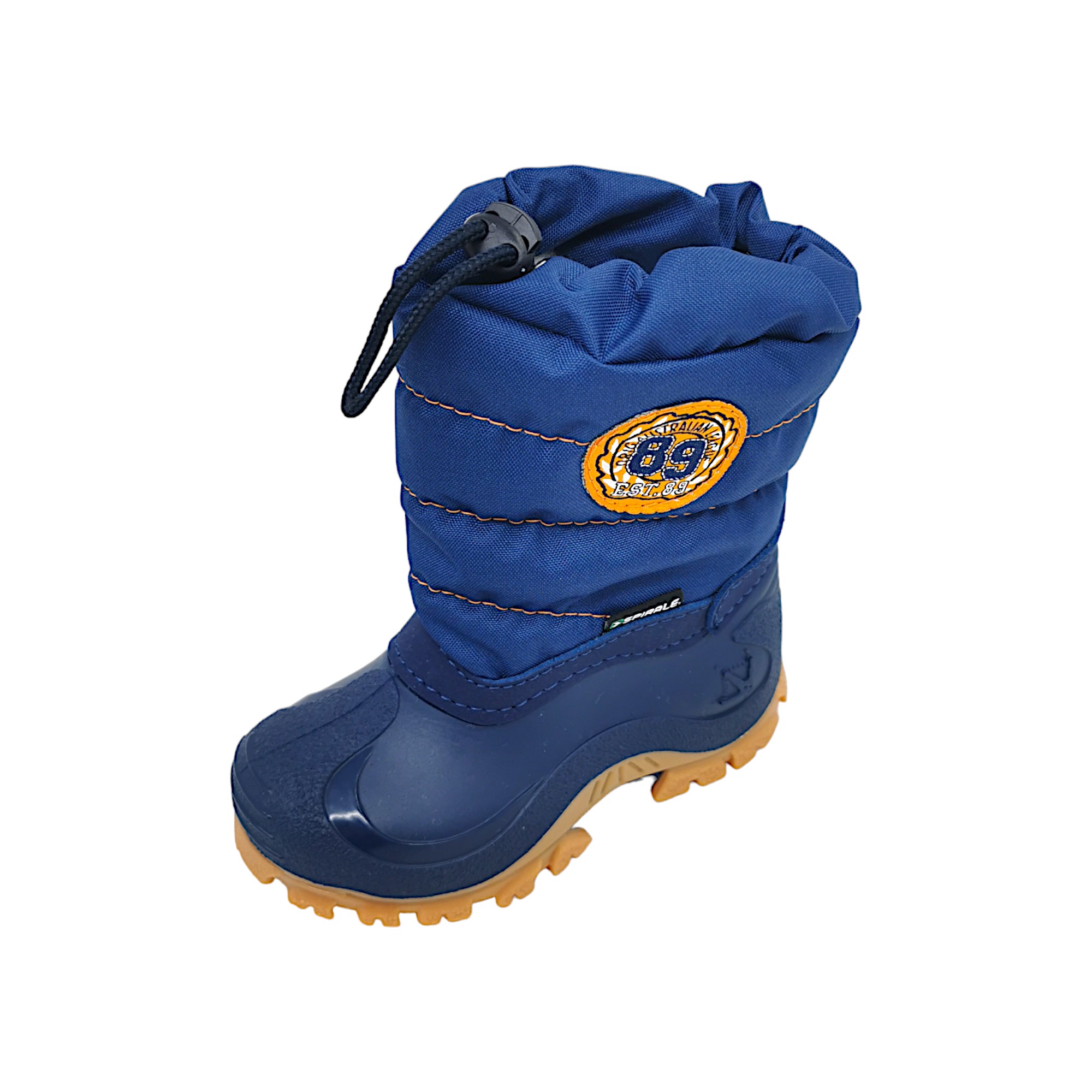 Spirale Kinderschuhe Jungen Winterstiefel Blau Freizeit (blue/lime, Größe 24 EU)
