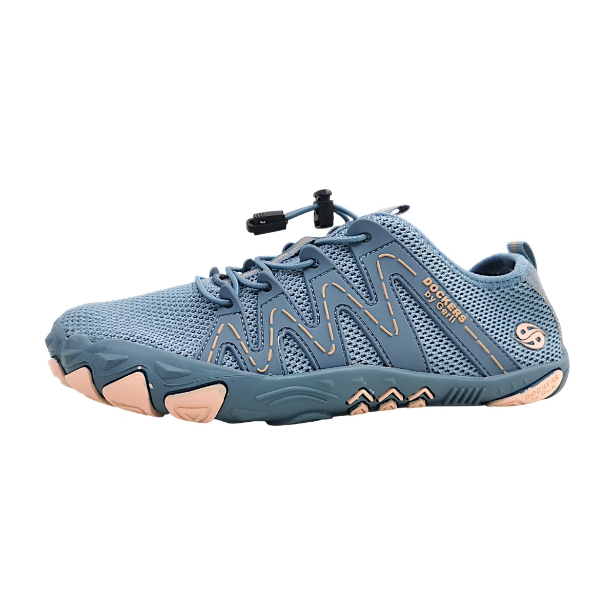 Dockers by Gerli Damenschuhe Halbschuhe Bequem sportlicher Schnürer Blau Freizeit