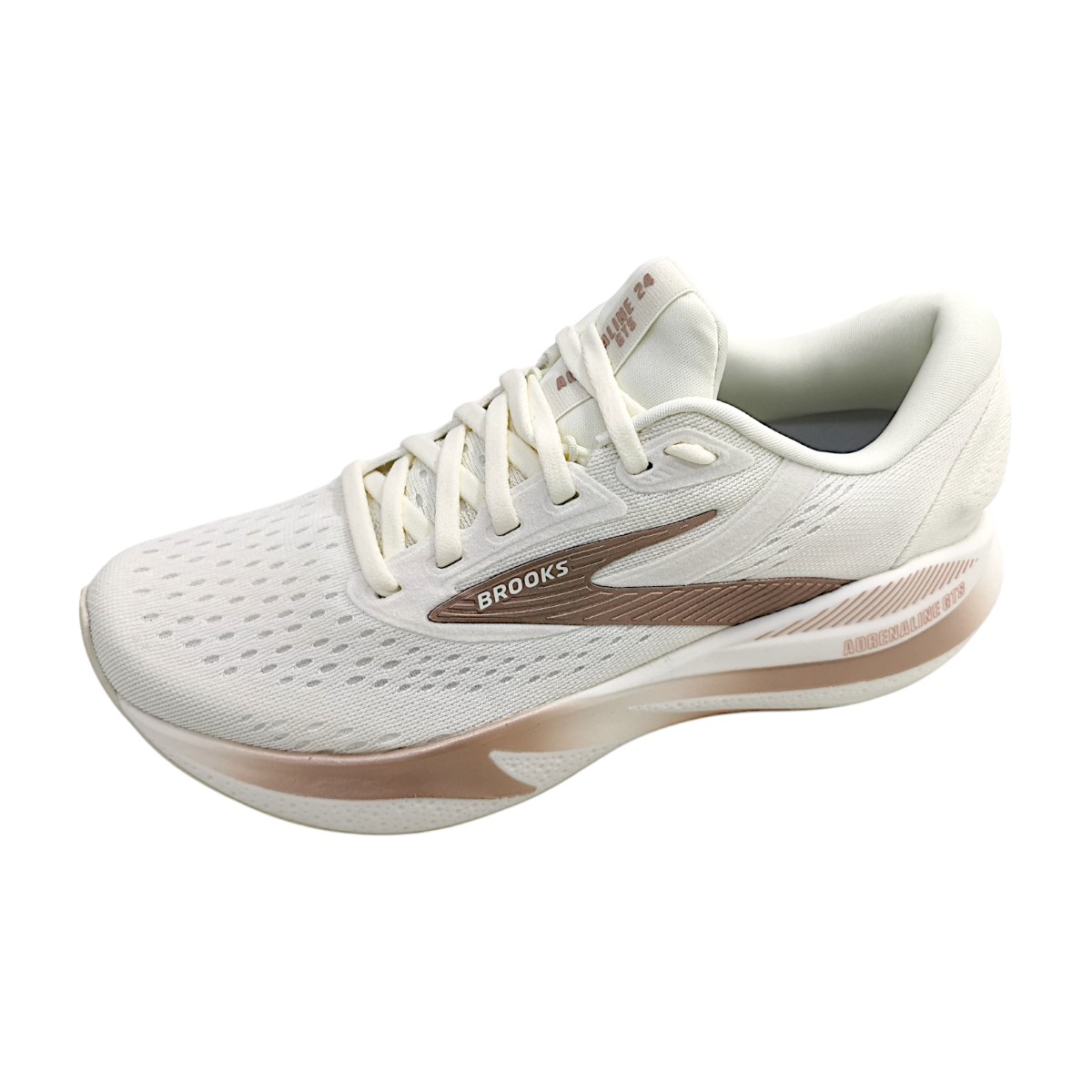 Brooks Adrenalin GTS 24 Sportschuhe Damen Laufschuh Weiß Freizeit (coconut/rose gold 181, Größe 42.5 EU) Brooks Adrenalin GTS 24 Sportschuhe Damen Laufschuh Weiß Freizeit (coconut/rose gold 181, Größe 42.5 EU)