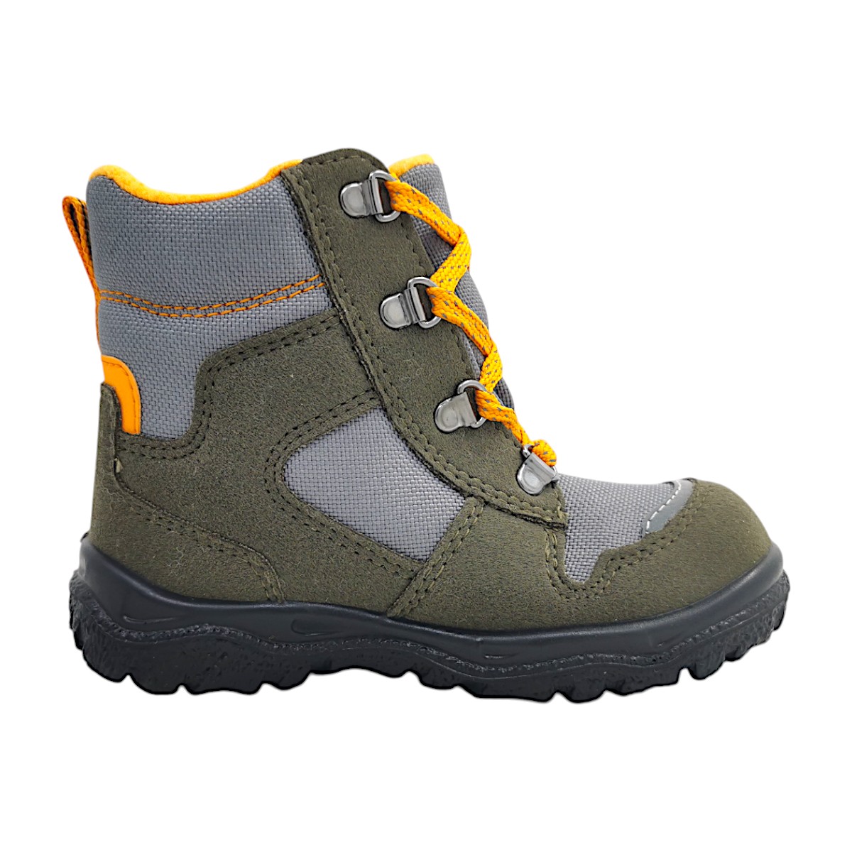 Superfit Husky Kinderschuhe Kleinkinder Lauflern Stiefel Mehrfarbig (7000 Grün/Orange, Größe 23 EU)