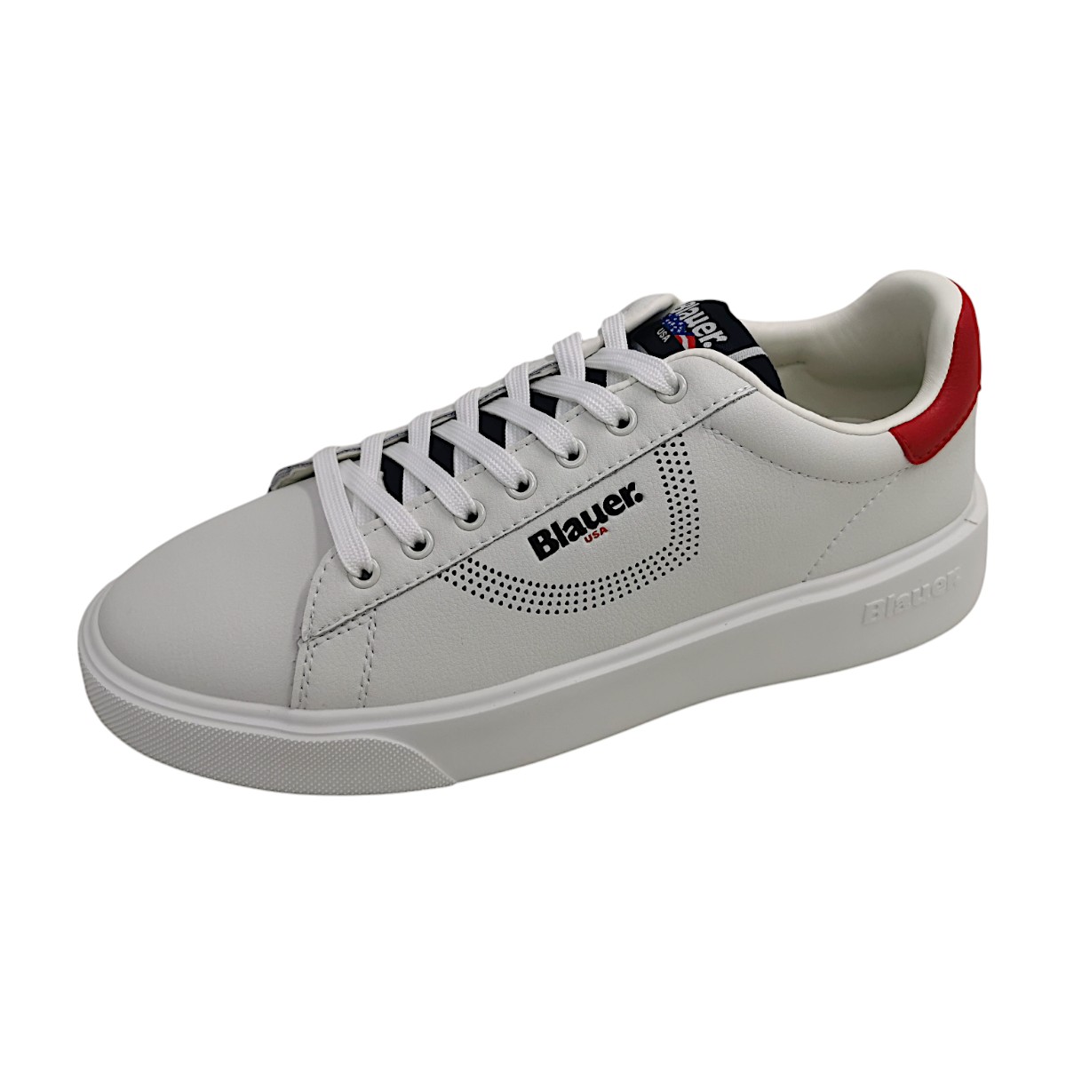 Blauer USA Buck S5BUCK03/LES Weiß white/red WHI/RED Blauer USA Buck S5BUCK03/LES Weiß white/red WHI/RED
