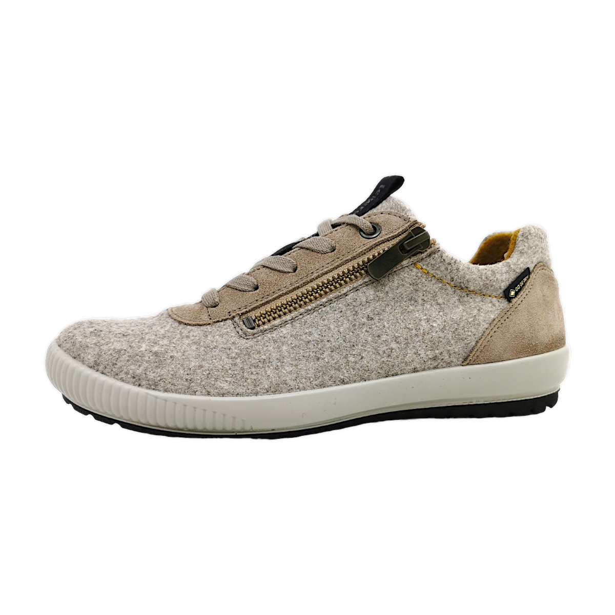 Legero Tanaro 4.0 Damenschuhe Für lose Einlagen sportlicher Schnürer Beige