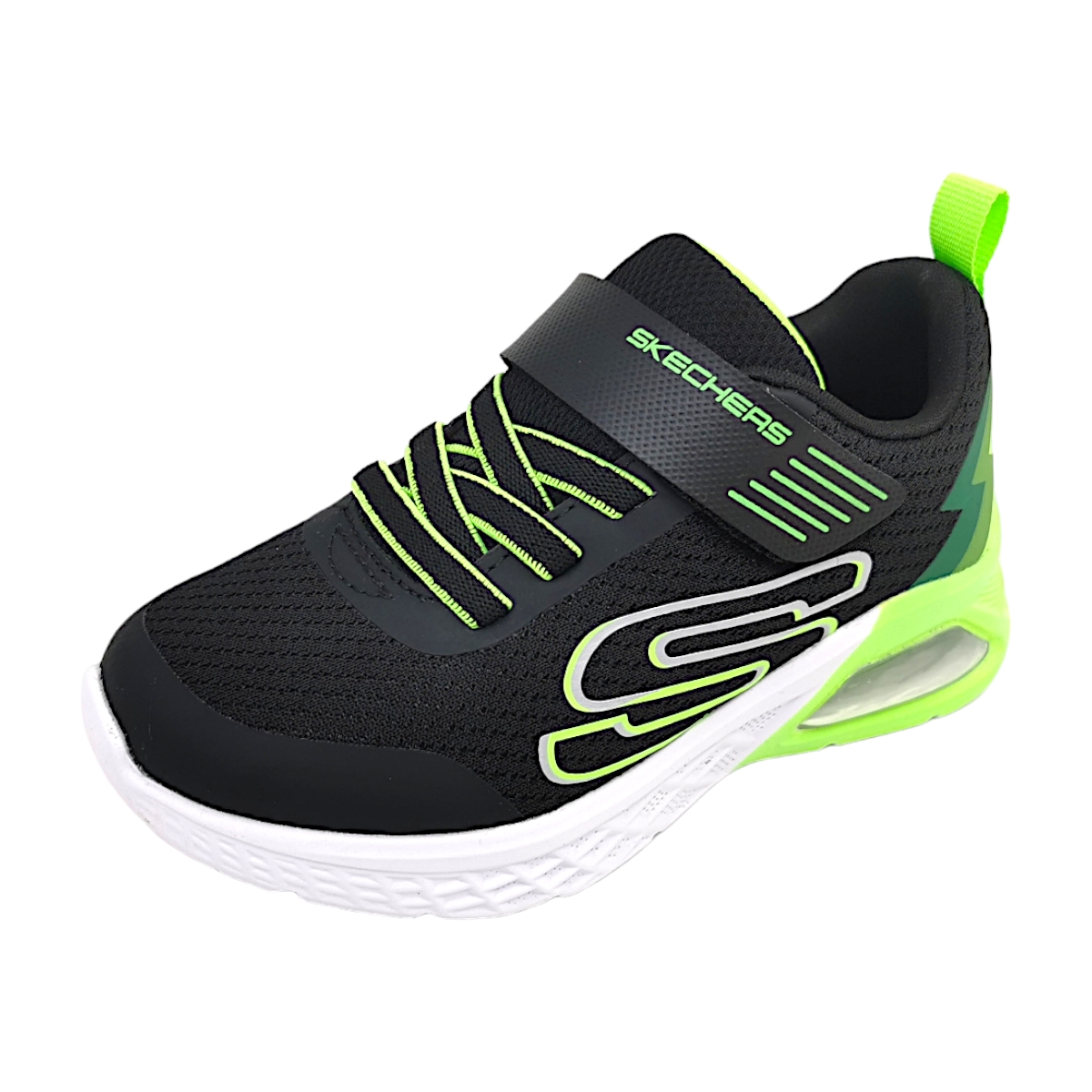 Skechers Microspec Max II Vodrox 403932L Schwarz BKLM Black/ Lime