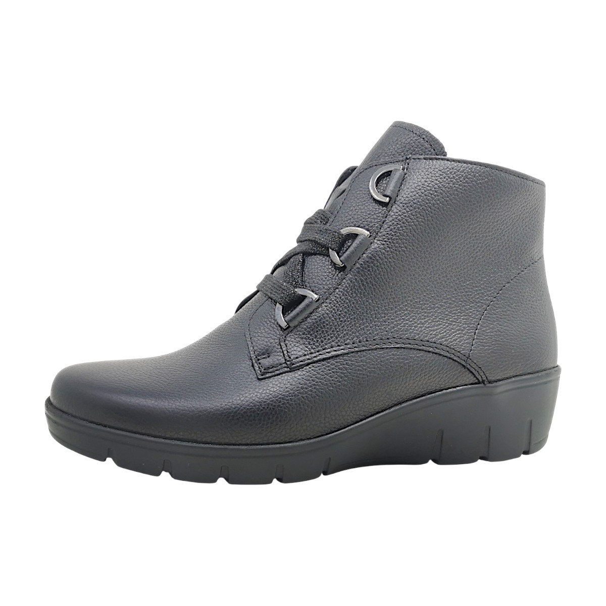 Semler Judith Damenschuhe Stiefeletten Schnürstiefel Schwarz Freizeit