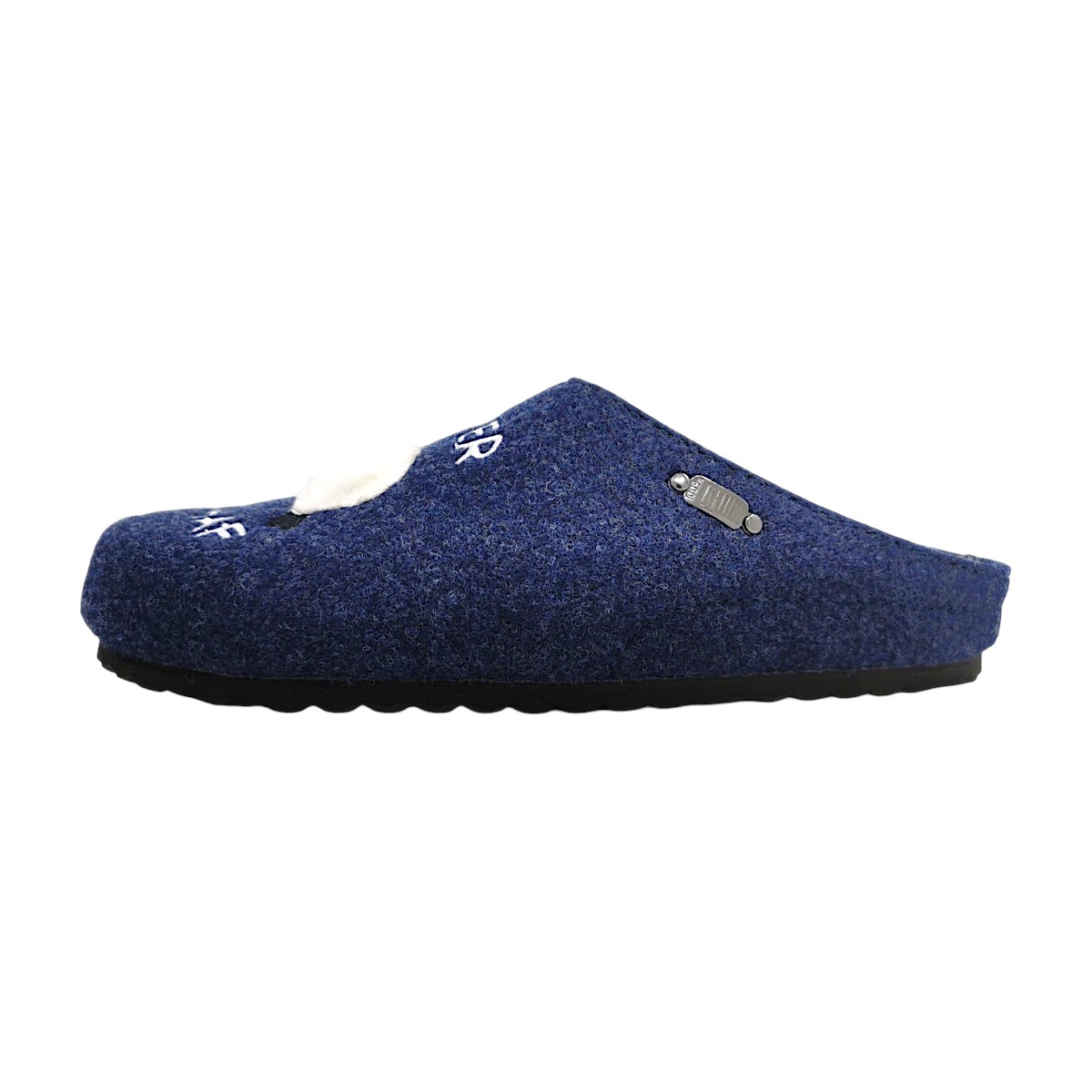 Jane Klain Damenschuhe Hausschuhe Blau Freizeit (navy/white, Größe 39 EU)