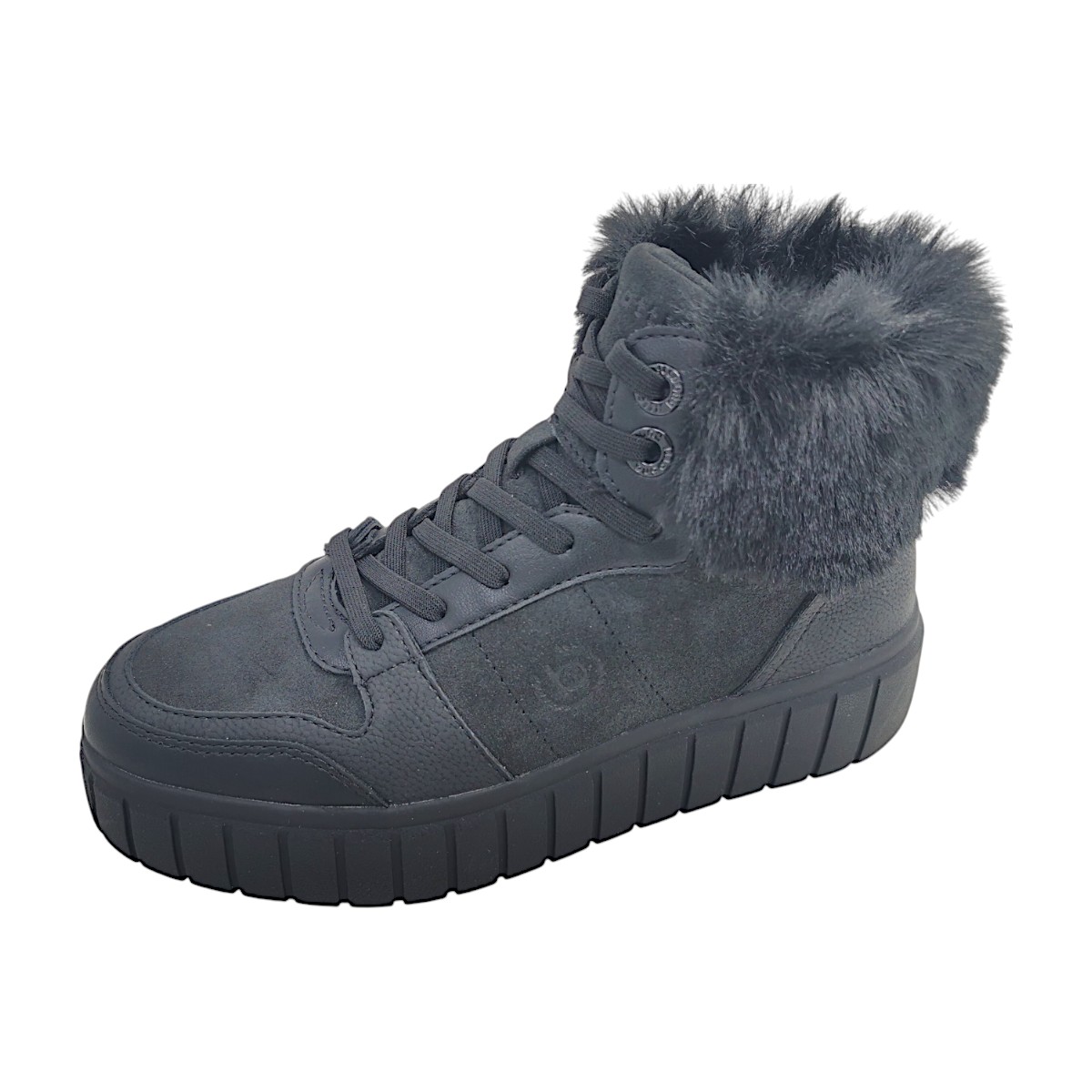 Bugatti Woman Damenschuhe Schnürstiefel Schwarz Freizeit (black 1010, Größe 38 EU)