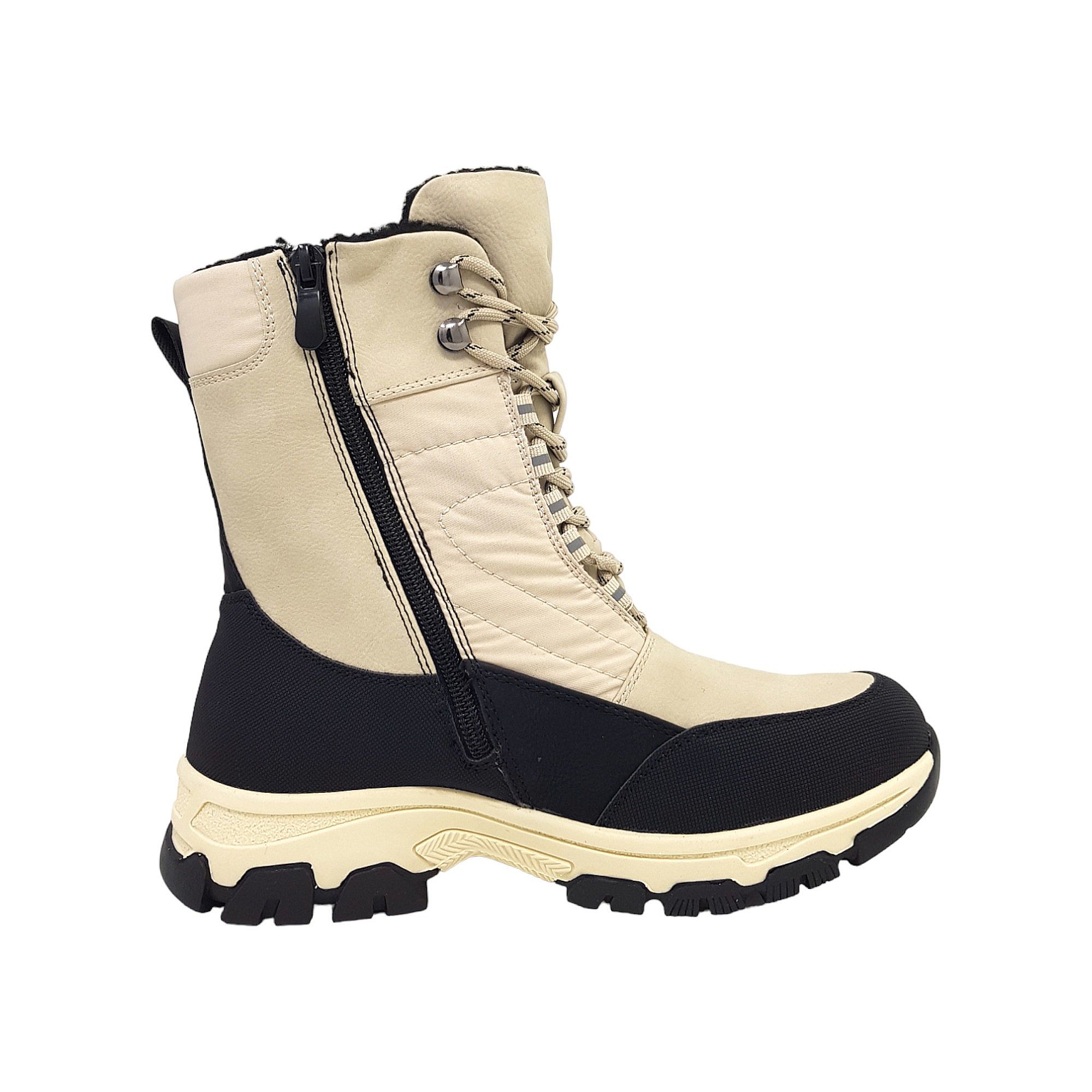 Westland Damenschuhe Stiefel Gefüttert Beige Freizeit (188 Schw. Offwhite, Größe 41 EU)