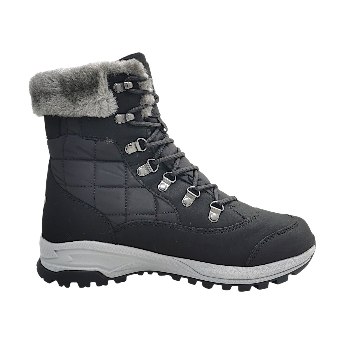 Brütting Himalaya Damenschuhe Stiefel Tex Schnürstiefel Schwarz Freizeit (schwarz/grau 7019, Größe 38 EU)