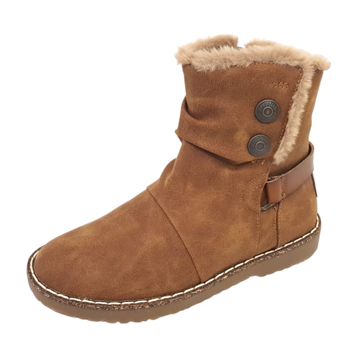Blowfish Coffee Break SHR Damenschuhe Reißverschluss Schaftstiefel Braun (brown, Größe 38 EU)