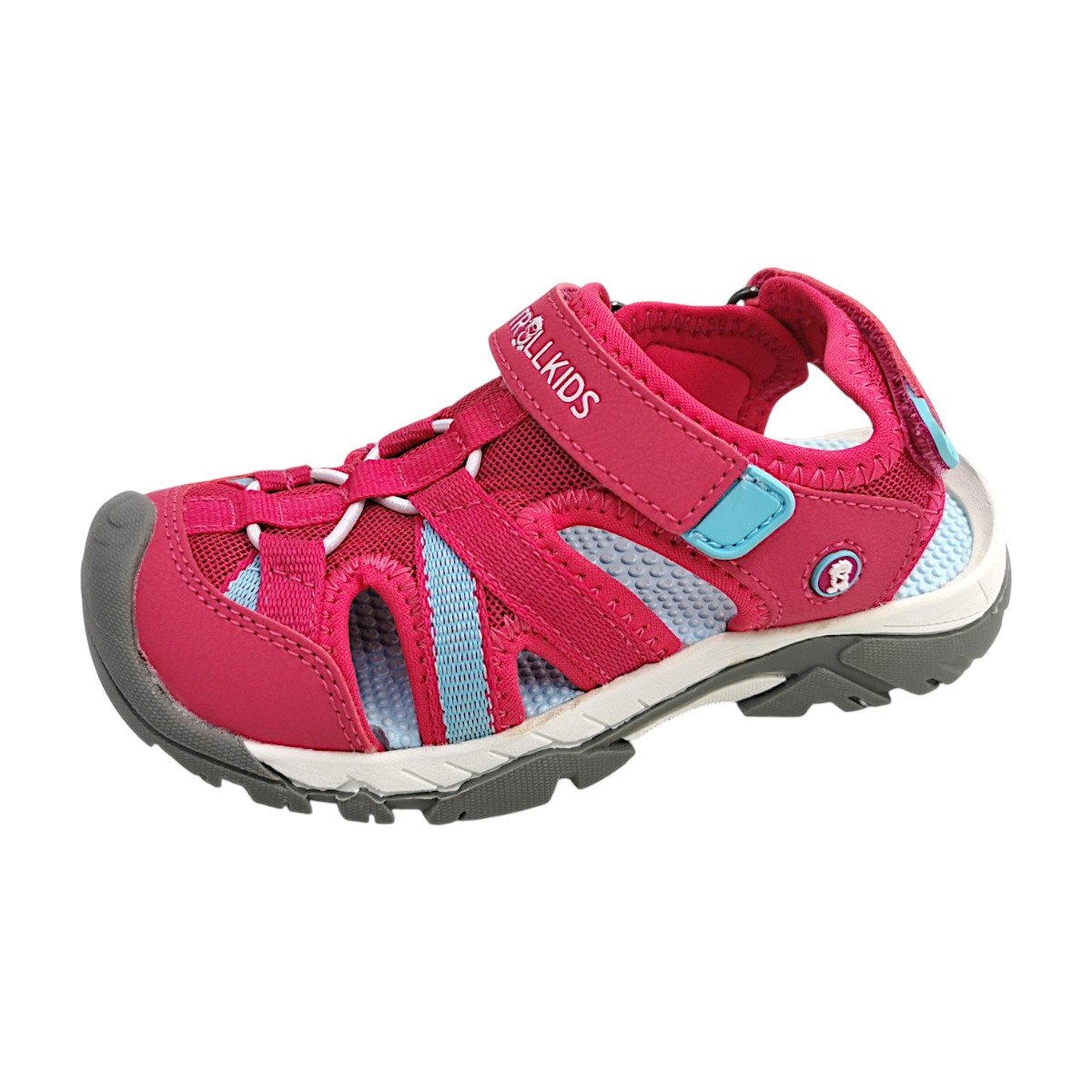 Trollkids Stavanger Sandal XT 659-202 Rosa bright pink/dk mint