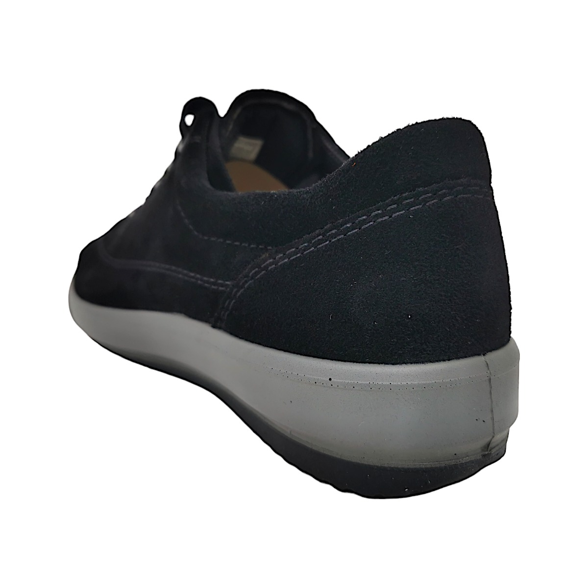 Legero Damenschuhe Schnürschuhe Schnürer Silber Freizeit (schwarz 0200, Gr. 2:9)