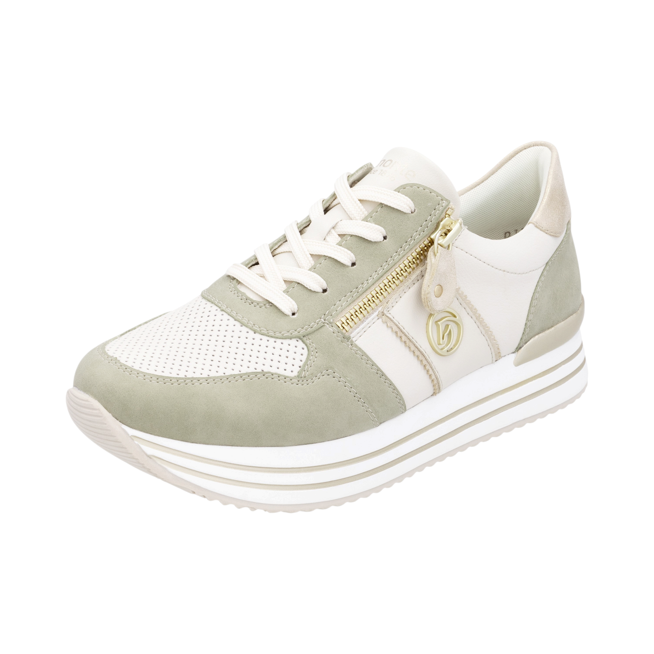 Remonte D1327-80 Beige salbei/offwhite 80