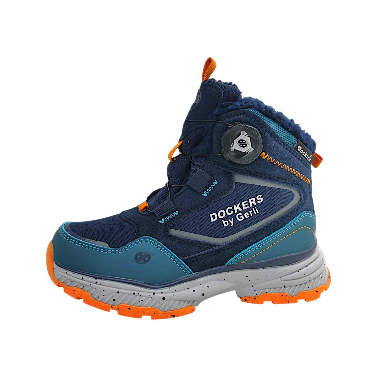 Dockers by Gerli Kinderschuhe Jungen Winterstiefel Blau Freizeit (navy 660, Größe 32 EU)