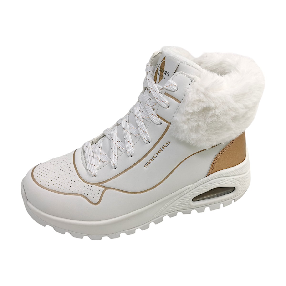 Skechers Uno Damenschuhe Schnürstiefel Weiß Freizeit (WTRG Weiß, Größe 39 EU) Skechers Uno Damenschuhe Schnürstiefel Weiß Freizeit (WTRG Weiß, Größe 39 EU)