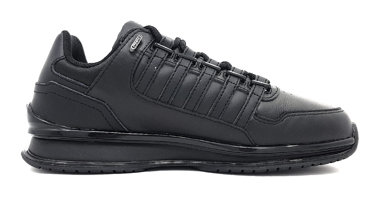 K-Swiss Sportschuhe Herren Trainingsschuhe Sneaker Schwarz Freizeit (Black, Größe 41 EU)