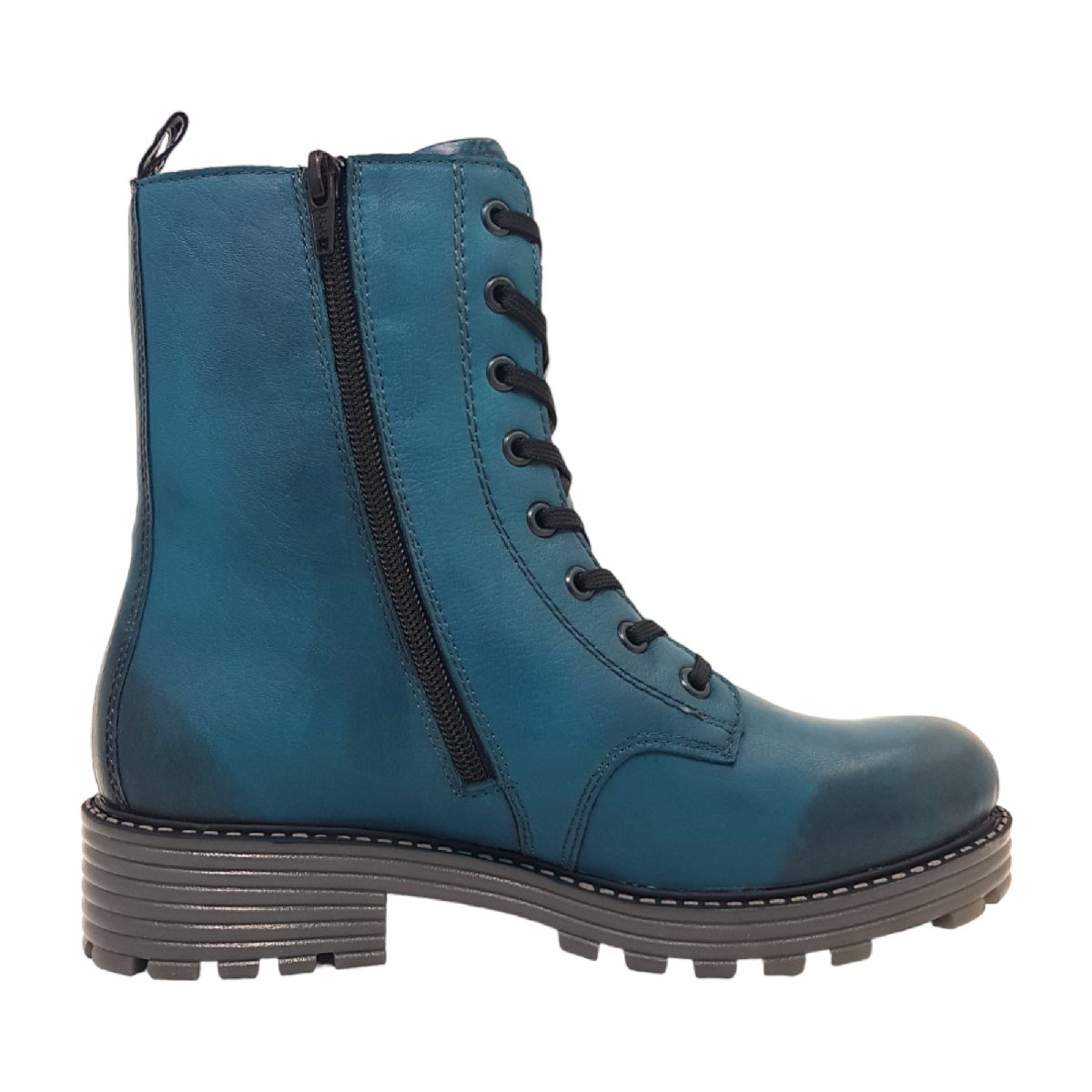 Remonte Odeon/Eagle Damenschuhe Stiefel Schnürer Blau Freizeit
