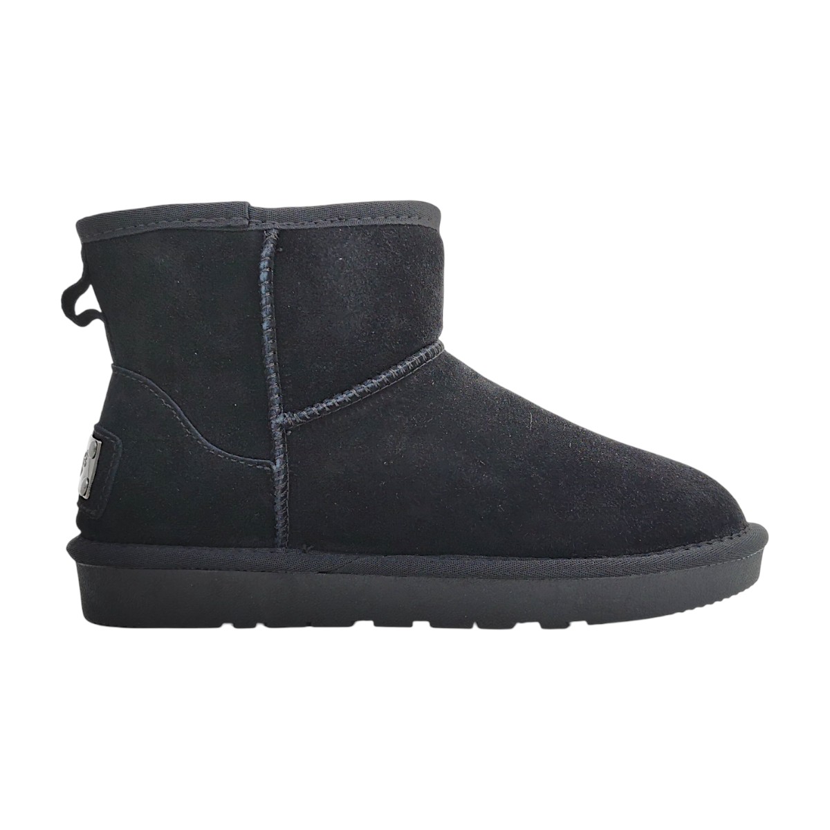 2 Go Fashion Damenschuhe Stiefel Gefüttert Winterstiefel Schwarz Freizeit (schwarz 9, Größe 41 EU)