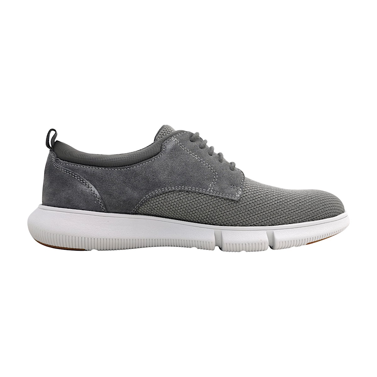 Geox Adacter Herrenschuhe Schnürschuhe Grau Freizeit (dark stone C9371, Größe 42 EU)