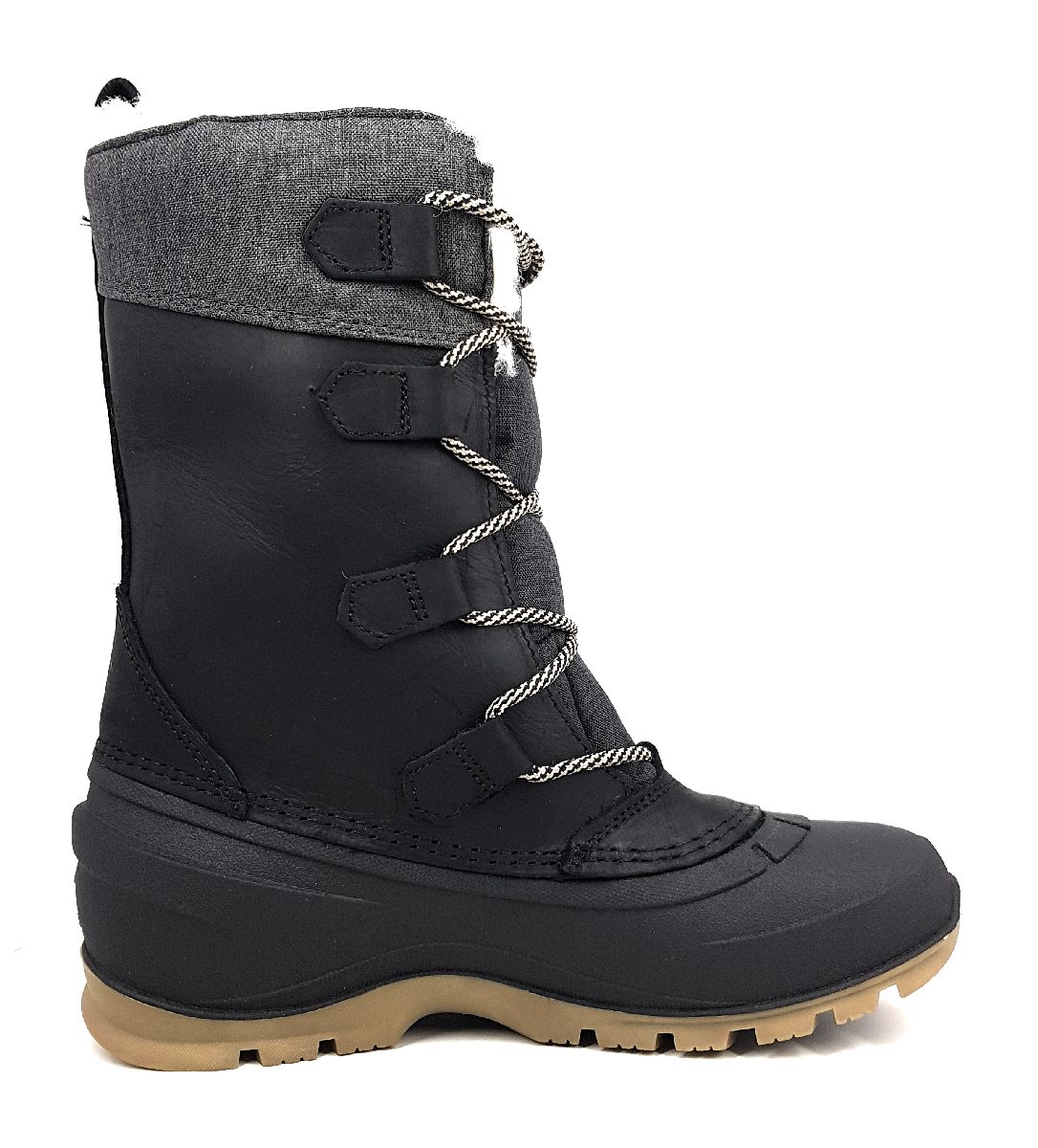 Kamik Snogem Damenschuhe Stiefel Schnürer Schwarz Freizeit (BLK Black, Größe 36 EU) Kamik Snogem Damenschuhe Stiefel Schnürer Schwarz Freizeit (BLK Black, Größe 36 EU)