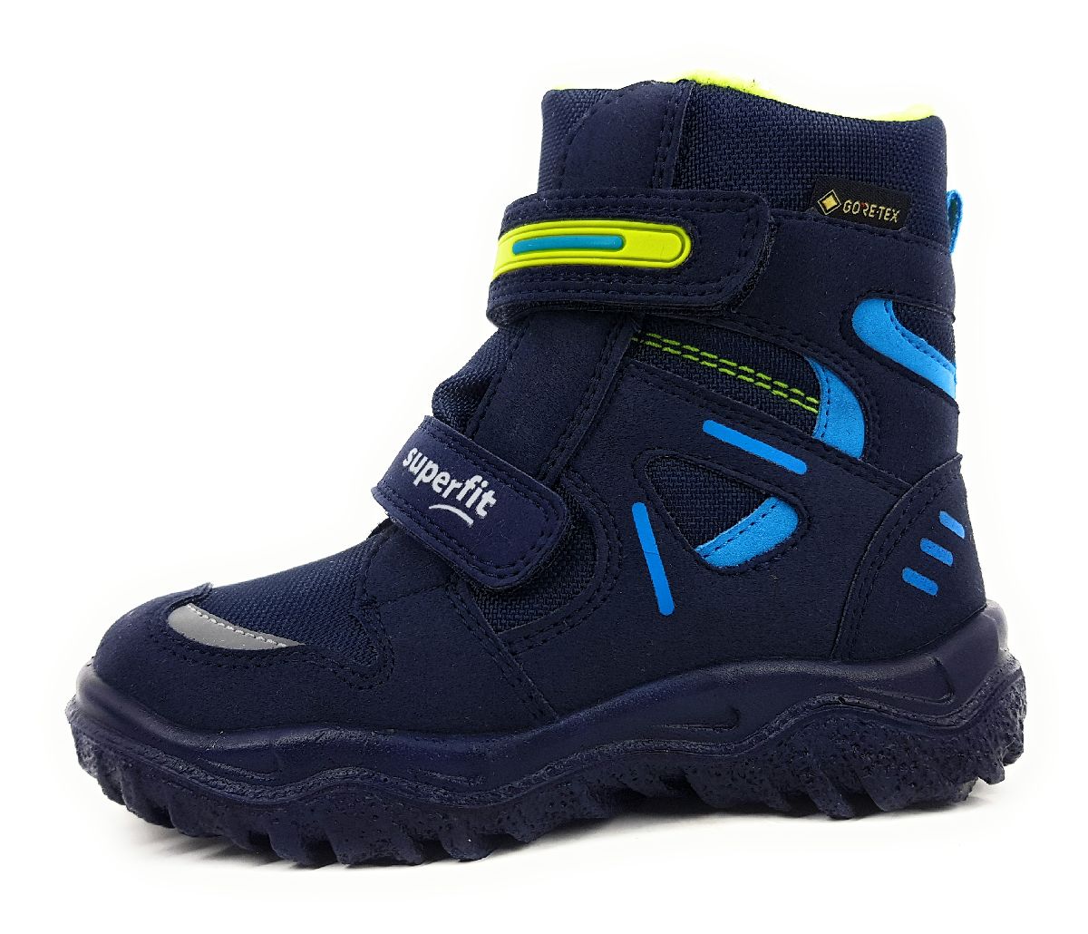 Superfit Stiefelette Synth. Husky 1-809080-8000 Blau 8000 blau grün