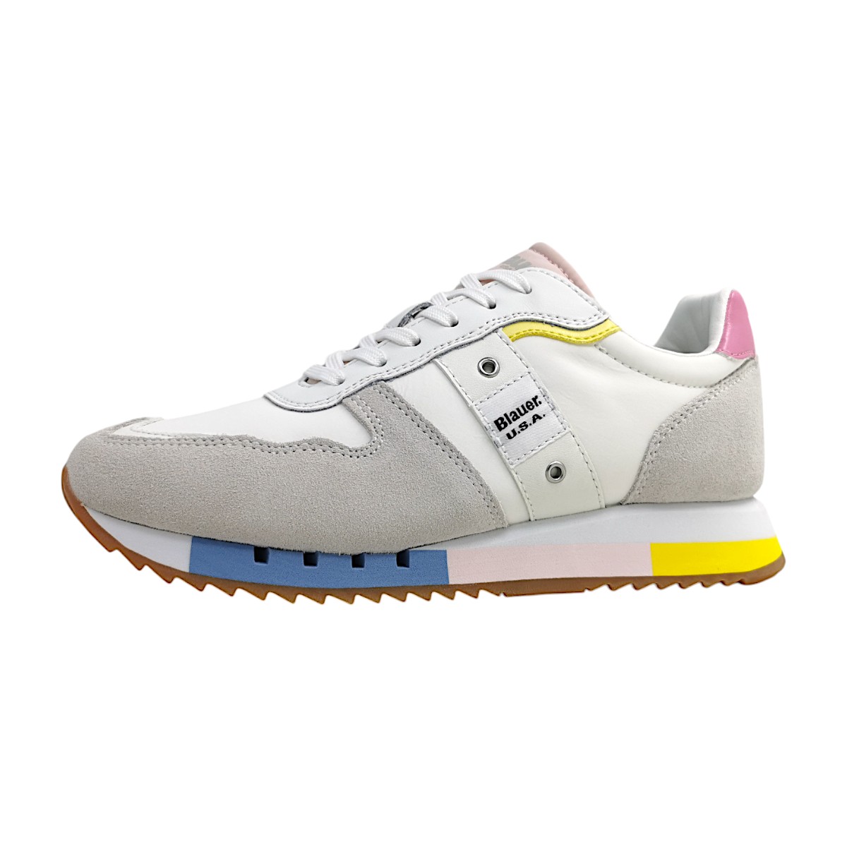 Blauer USA Melrose Damenschuhe Schnürschuhe Weiß Freizeit Blauer USA Melrose Damenschuhe Schnürschuhe Weiß Freizeit