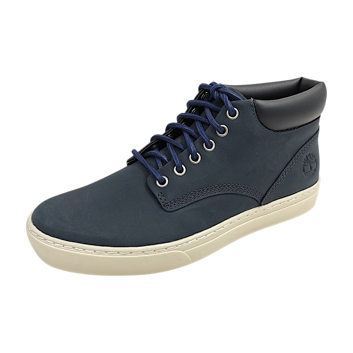 Timberland Adventure 2.0 MID Laceup Herrenschuhe Stiefel Schnürer Blau Freizeit (Navy/Grain EP81, Größe 42 EU)