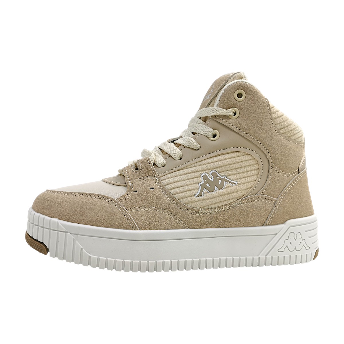 Kappa Damenschuhe Schnürschuhe Beige Freizeit