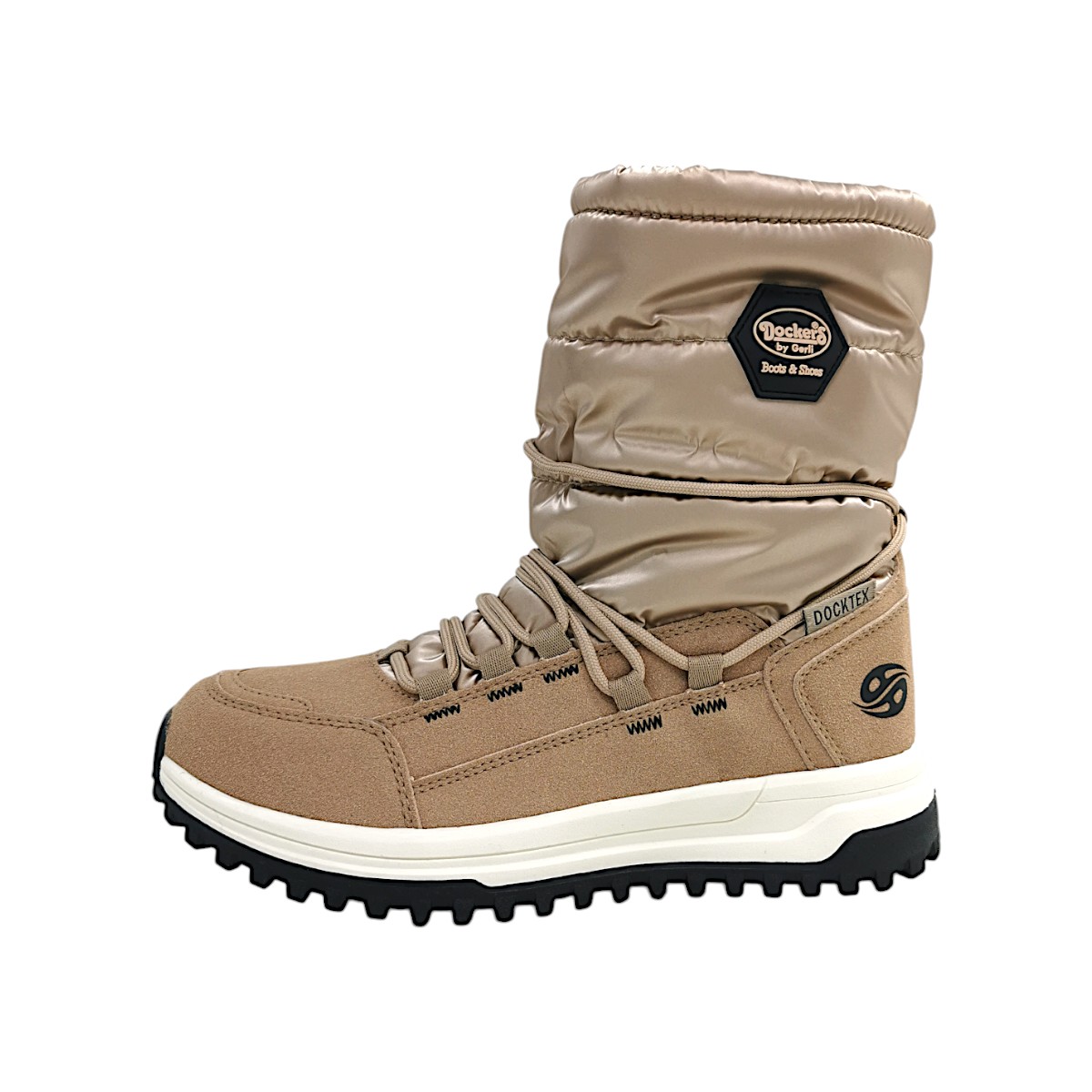 Dockers by Gerli Damenschuhe Gefüttert Winterstiefel Rosa Freizeit