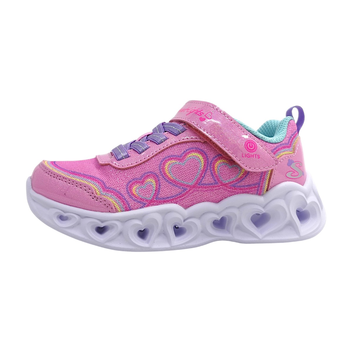 Skechers Heart Lights 303736LC PKMT Rosa pink PKMT