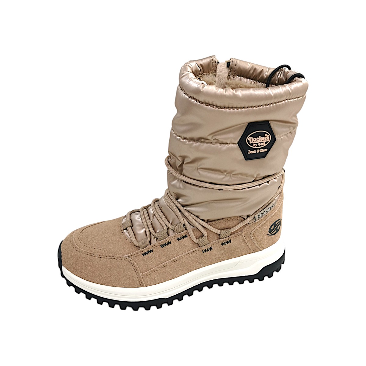 Dockers by Gerli Damenschuhe Gefüttert Winterstiefel Rosa Freizeit (760 Rosa, Größe 40 EU)
