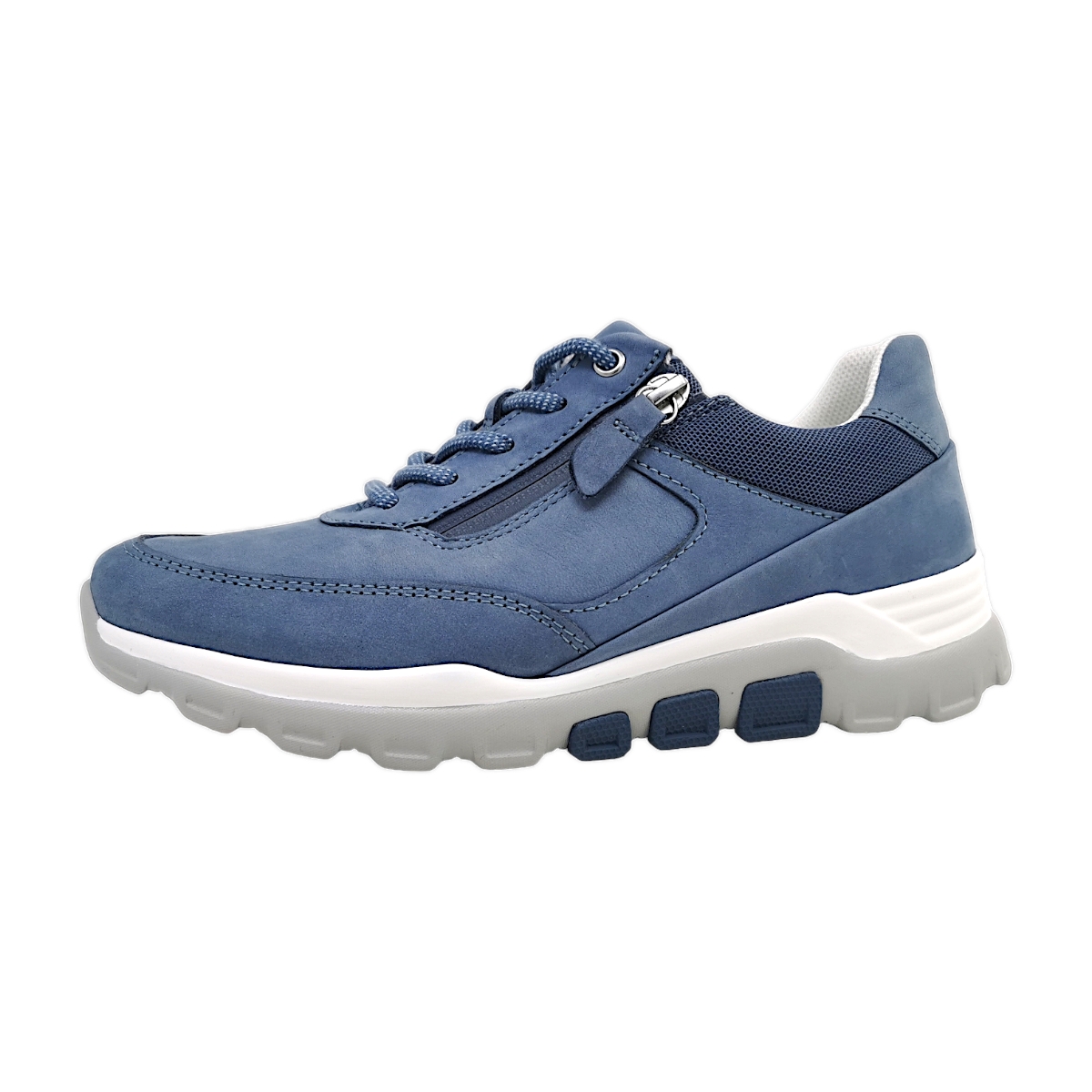Gabor Comfort Damenschuhe Für lose Einlagen Schnürer Blau Freizeit