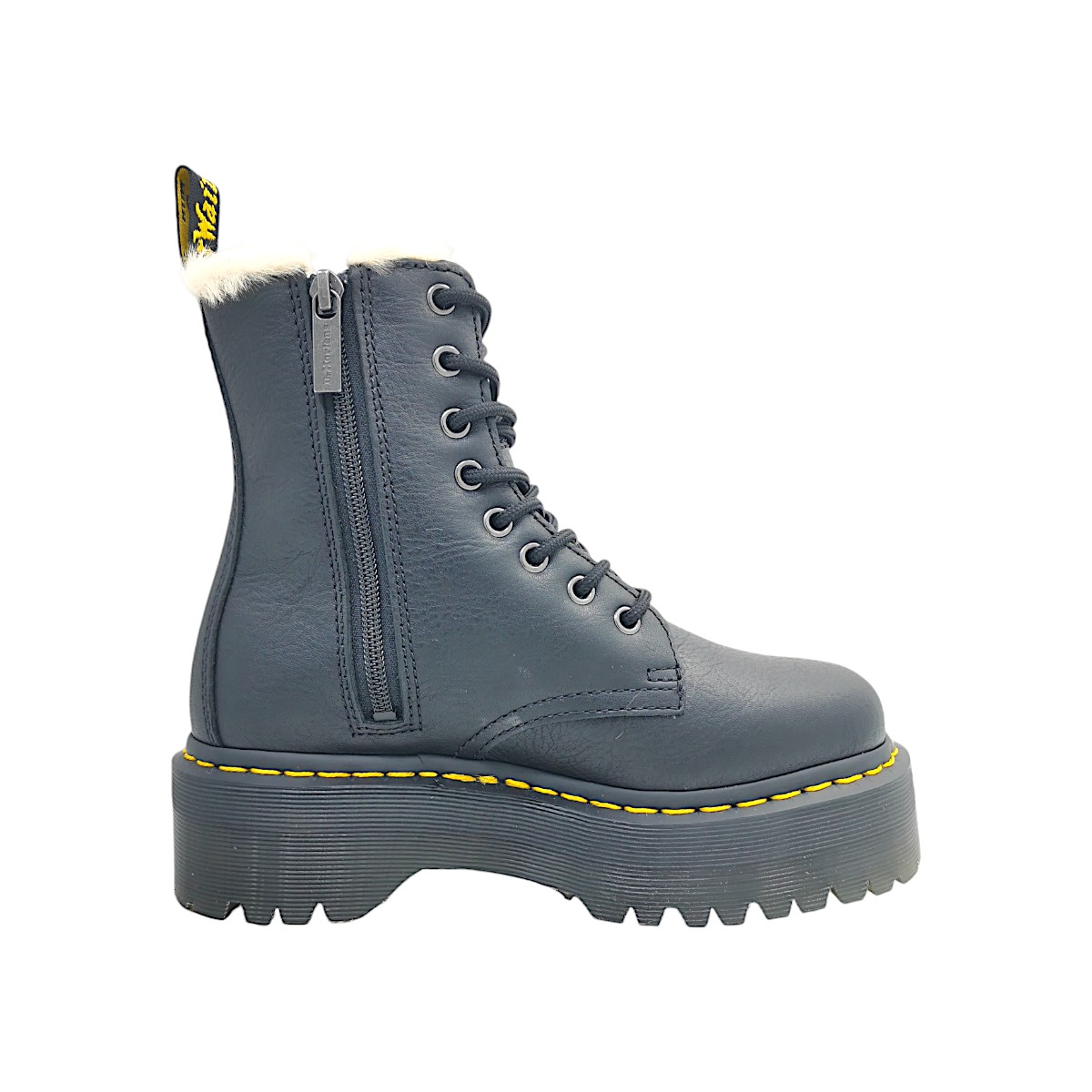 Dr. Martens Jadon Fell Plateau 25637001 Schwarz Black
