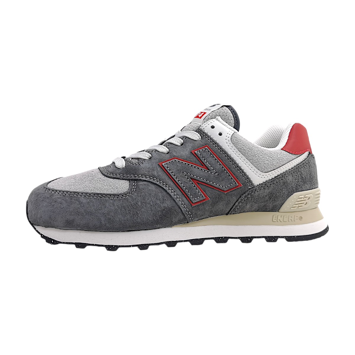 New Balance 574 Sportschuhe Herren Trainingsschuhe sportlicher Schnürer Grau Freizeit