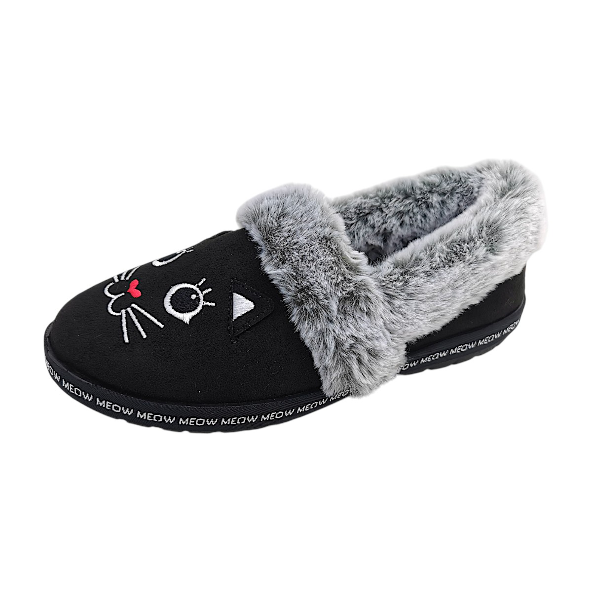 Skechers Bobs Too Cozy-Meow Pajama 33355 Schwarz Black BLK