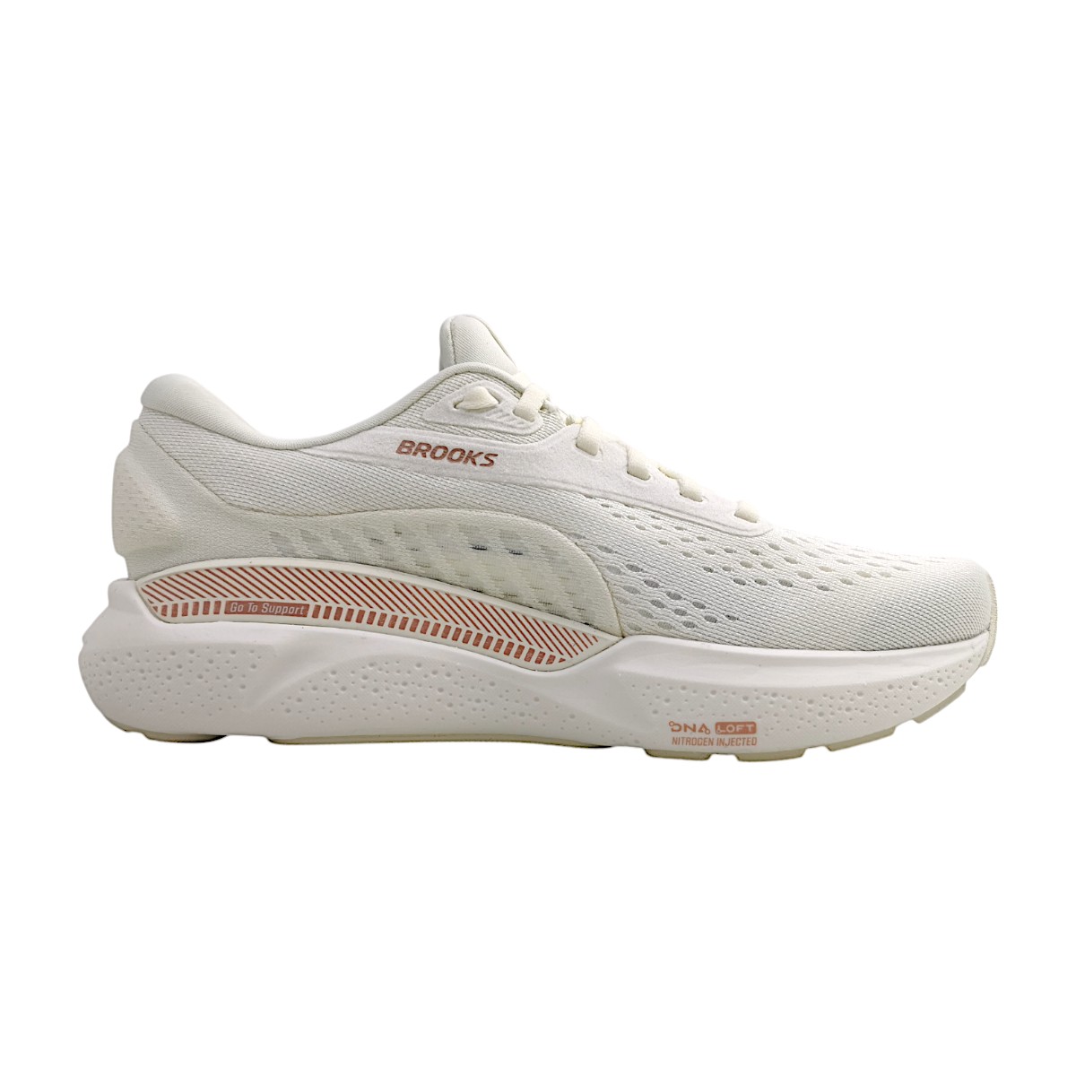Brooks Adrenalin GTS 24 Sportschuhe Damen Laufschuh Weiß Freizeit (coconut/rose gold 181, Größe 42.5 EU) Brooks Adrenalin GTS 24 Sportschuhe Damen Laufschuh Weiß Freizeit (coconut/rose gold 181, Größe 42.5 EU)