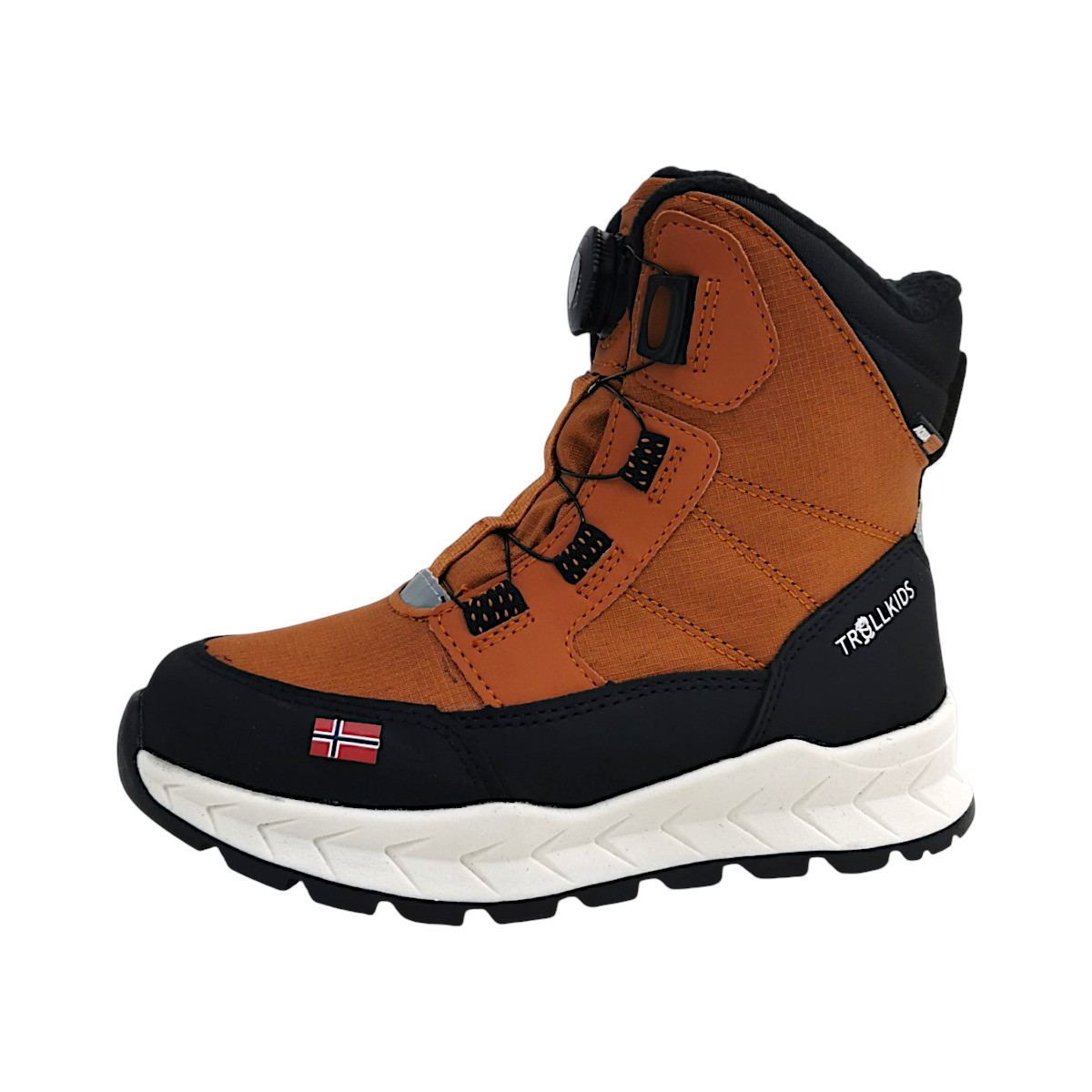 Trollkids Torvik Winter Boots Kinderschuhe Jungen Winterstiefel Braun Freizeit (teak brown, Größe 39 EU)