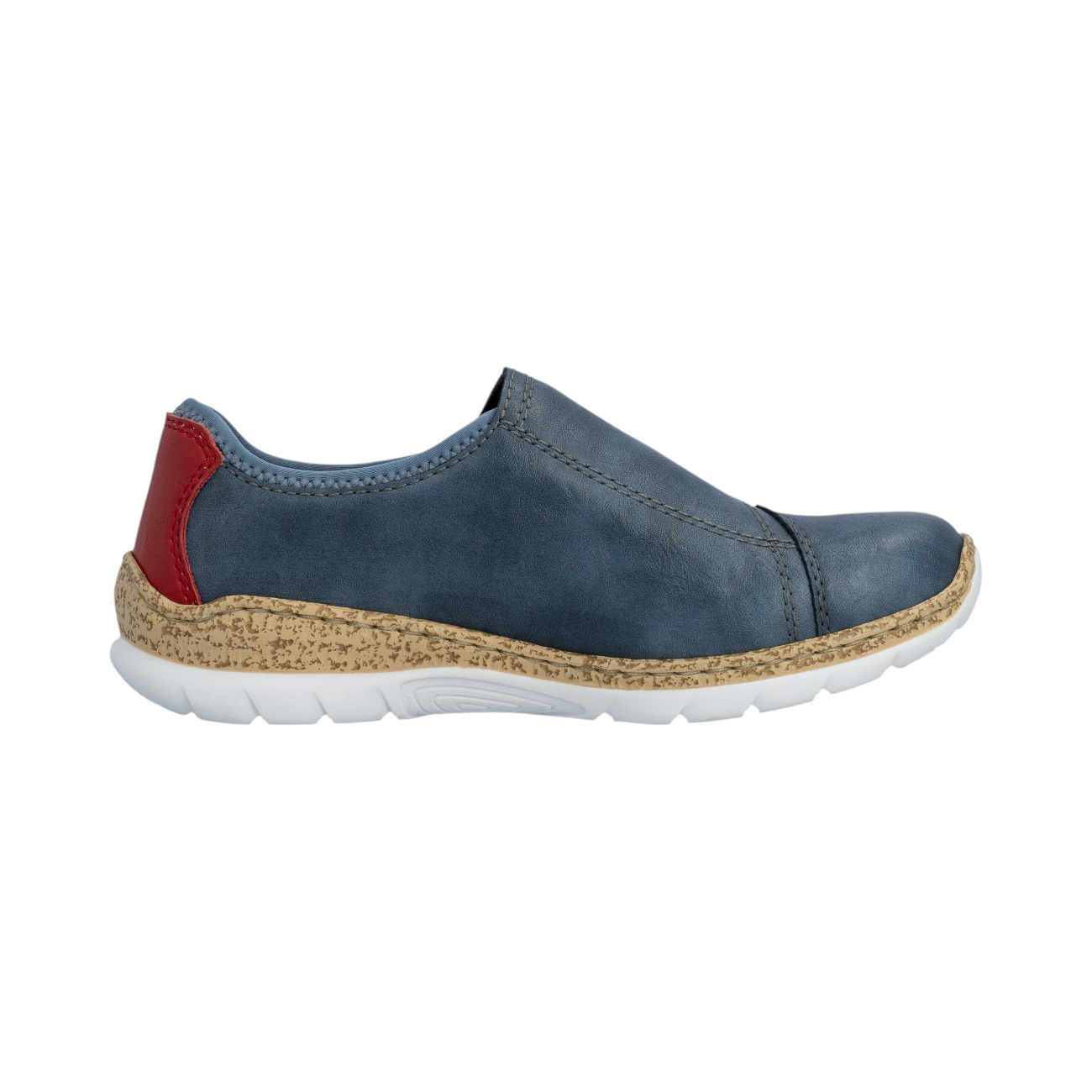 Rieker N4264-14 Blau royal/flamme/perlwave