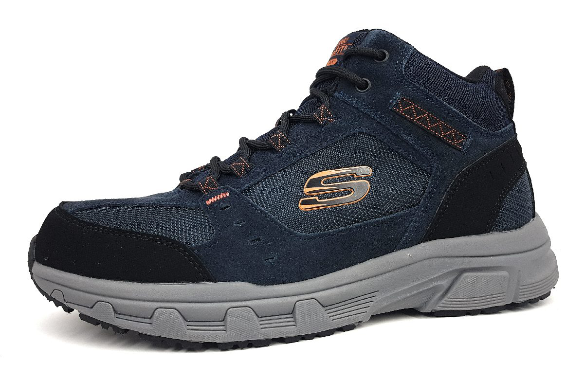 Skechers Oak Canyon 51895 NVOR Metallic navy/orange NVOR