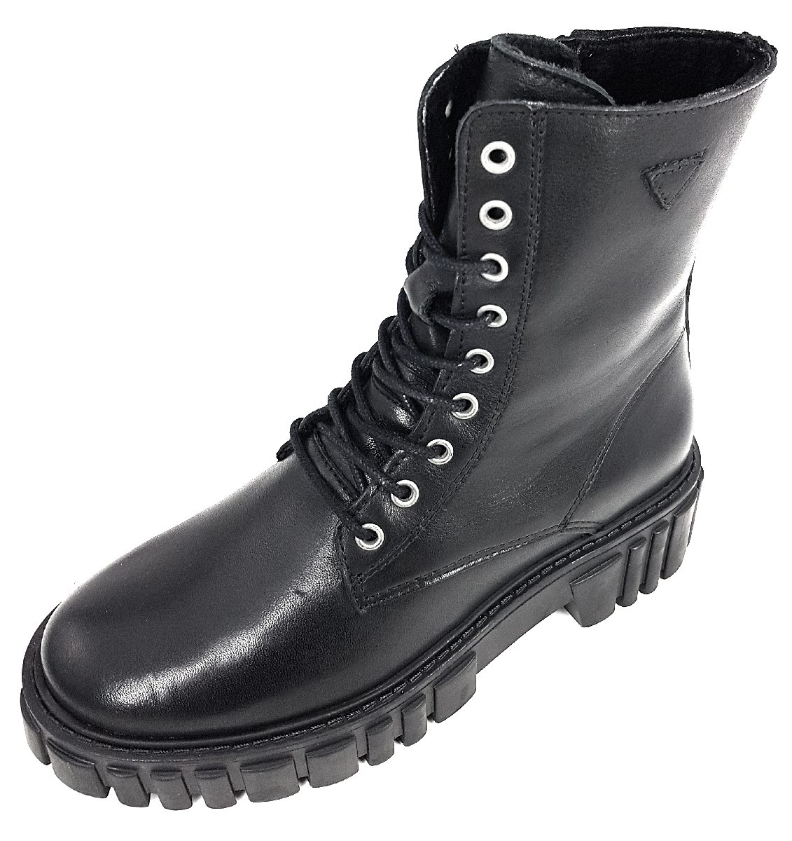 Palpa Damenschuhe Stiefeletten Schnürer Schnürstiefel Schwarz Freizeit (black, Größe 37 EU)