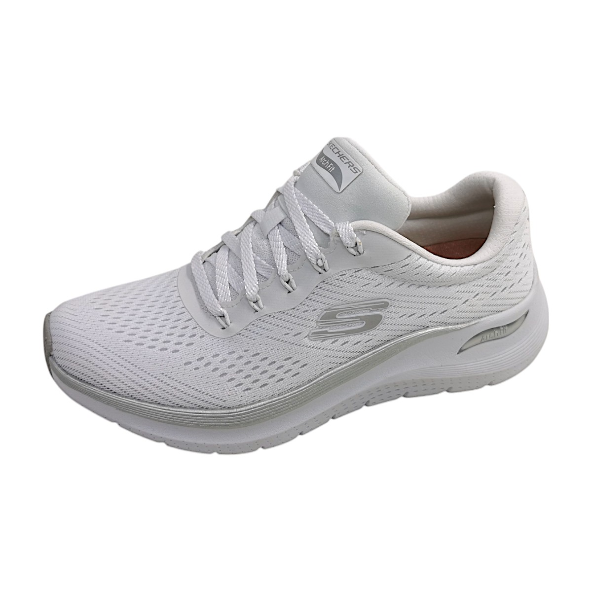 Skechers Arch Fit 2.0 Glow 150067 WSL Weiß WSL White/silver Skechers Arch Fit 2.0 Glow 150067 WSL Weiß WSL White/silver