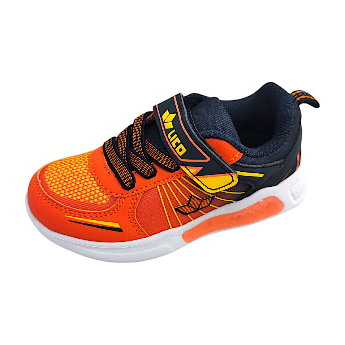 Lico Blinky Boy 300281 Rot orange/marine/gelb 3059 Lico Blinky Boy 300281 Rot orange/marine/gelb 3059