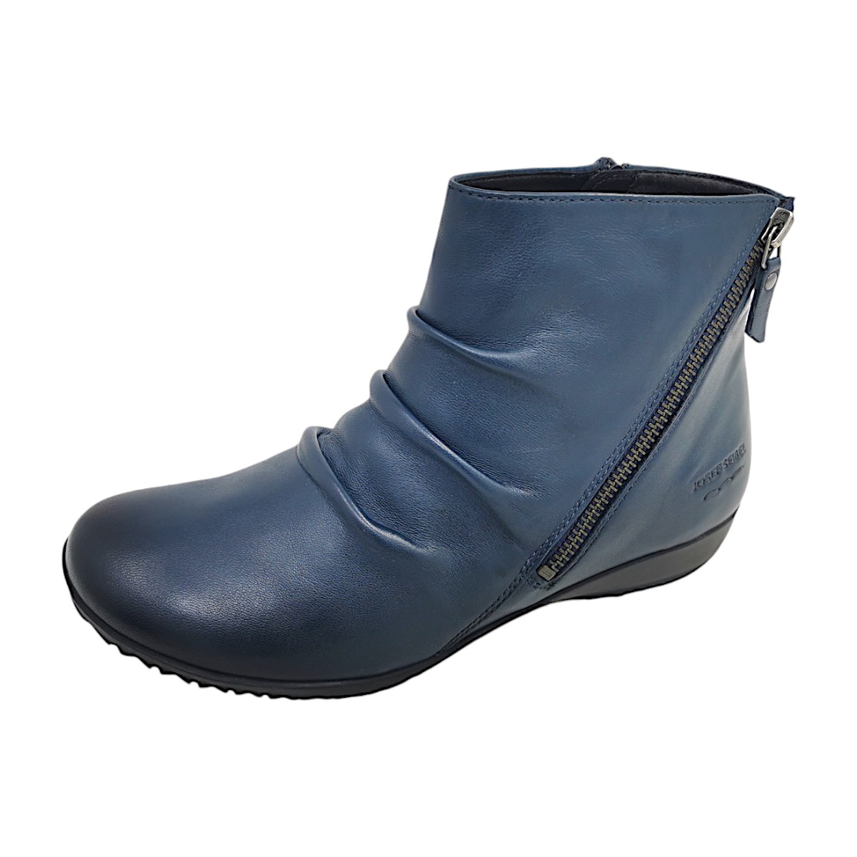 Josef Seibel Naly 61 Damenschuhe Reißverschluss Stiefelette Blau Freizeit