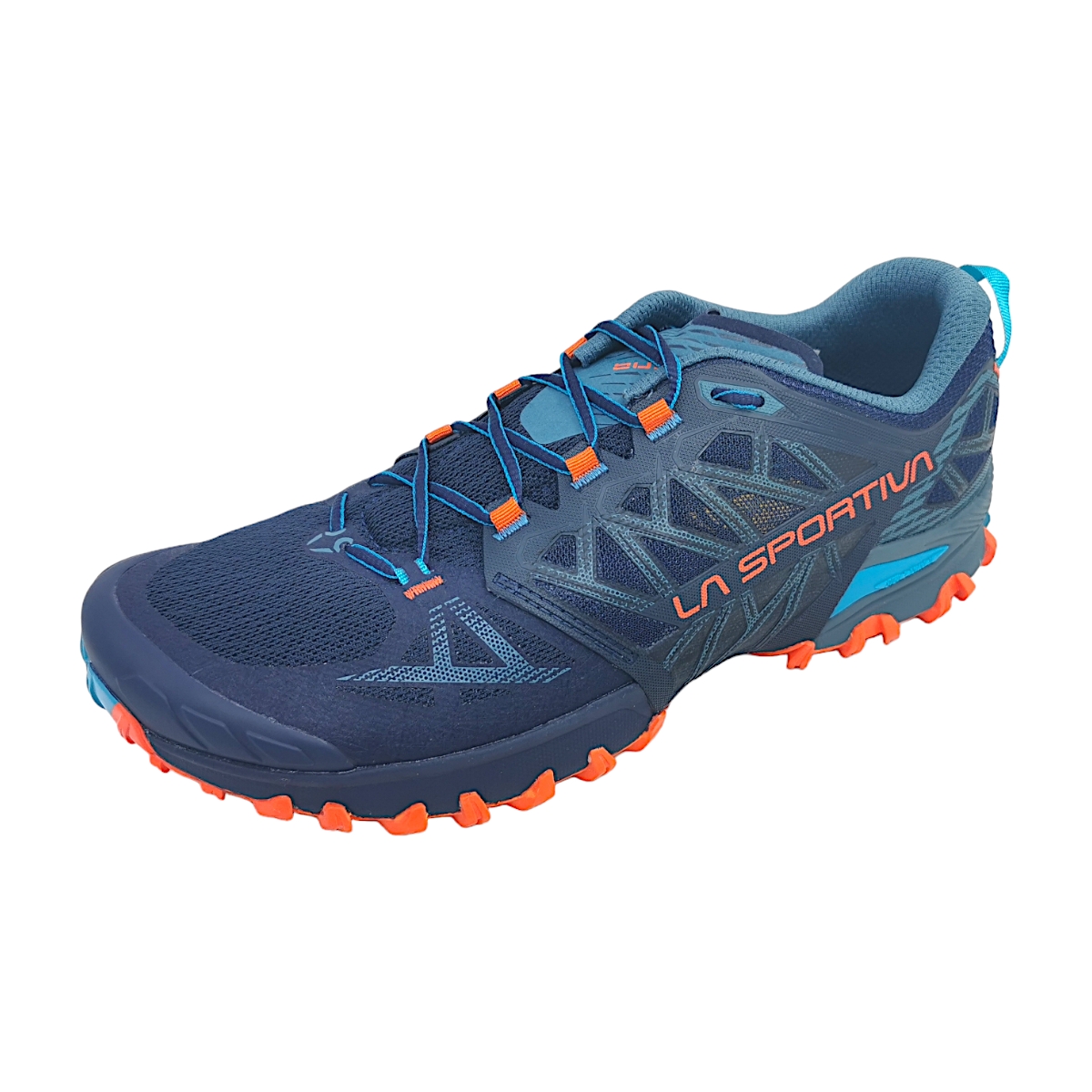 La Sportiva Bushido III ZFRS083-B43R22 Blau deep sea/tomato La Sportiva Bushido III ZFRS083-B43R22 Blau deep sea/tomato
