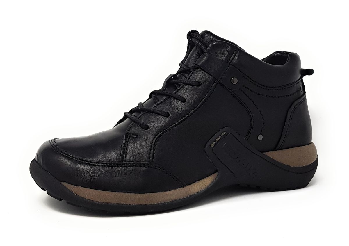 Romika Milla 12 Damenschuhe Stiefeletten Schnürstiefelette Schwarz (100 black, Größe 41 EU)