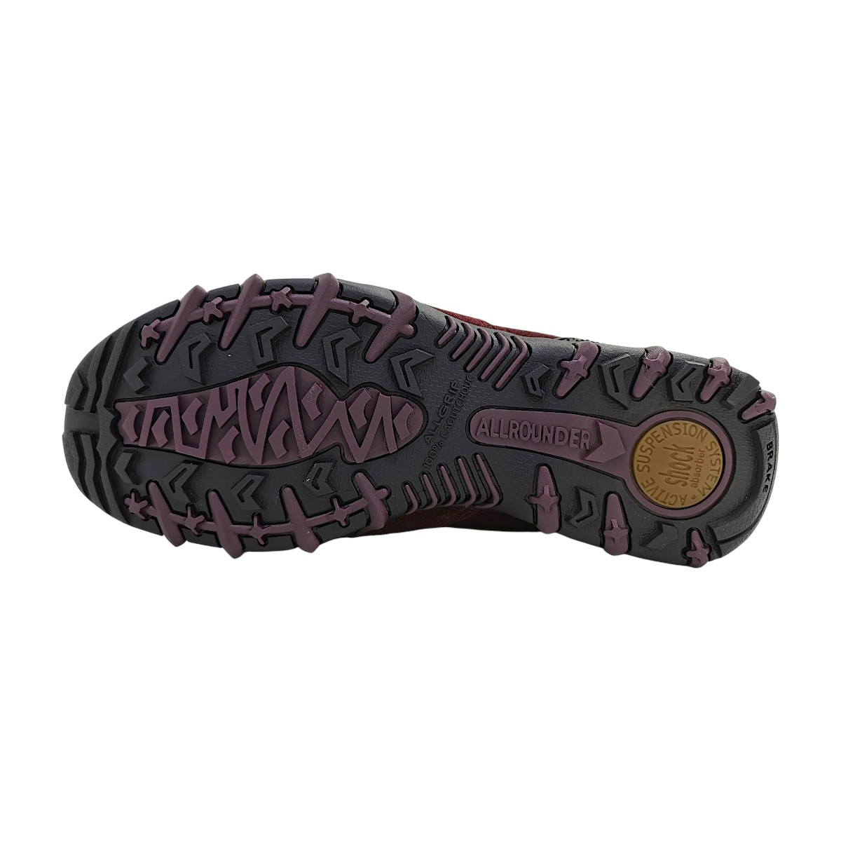 Allrounder by Mephisto Nizar-Tex Damenschuhe Schnürschuhe Sportive Rot Freizeit (madera 93, Gr. 2:4.5)